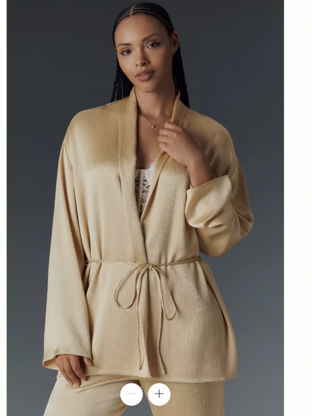 Anthropologie x Mare Mare Tie Plissé Blazer- size XL